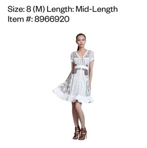 Byron lars vanilla bean flare dress